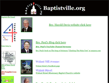 Tablet Screenshot of baptistville.org